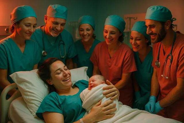 Первый ребёнок в Великобритании после трансплантации матки