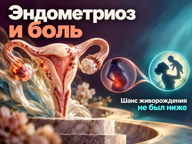 Эндометриоз и боль: выраженность тазовой боли не снижала шанс живорождения