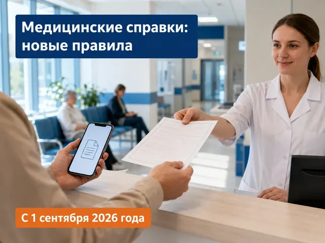 Медицинские справки с 1 сентября 2026 года: новые правила
