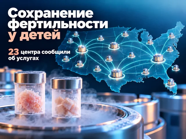 Заморозка ткани яичников и яичек у детей: данные из США