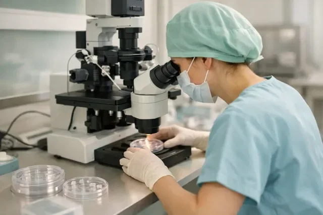 Преимплантационное генетическое тестирование эмбрионов при ЭКО в лаборатории