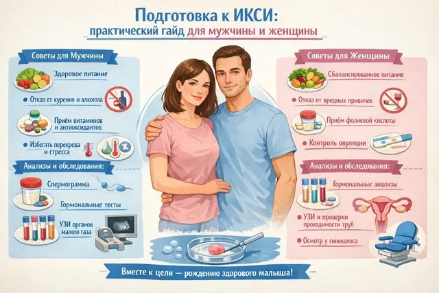 Подготовка к ИКСИ: практический гайд для мужчины и женщины