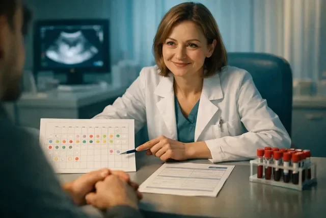 Сроки после переноса: календарь ДПП, направление на ХГЧ и первое УЗИ на столе у врача