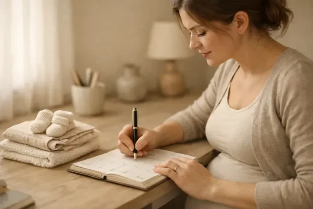 Когда начинать курсы для беременных: будущая мама отмечает даты занятий в планере, тёплая нейтральная атмосфера