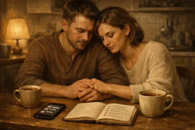 Давление родственников и вопросы про детей: пара спокойно держит границы и поддерживает друг друга