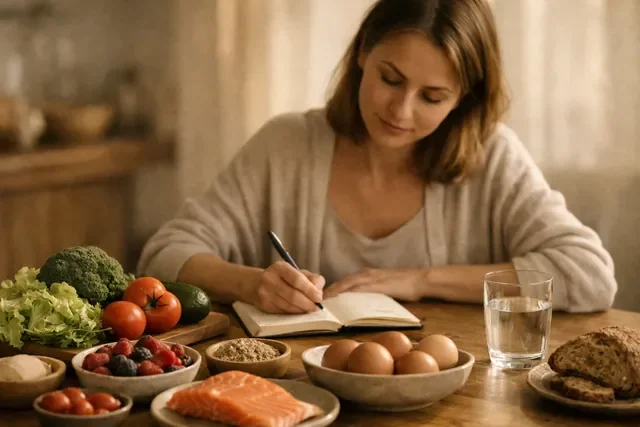 Лишний вес перед ЭКО: безопасное снижение без диет, спокойная кухня и план на неделю