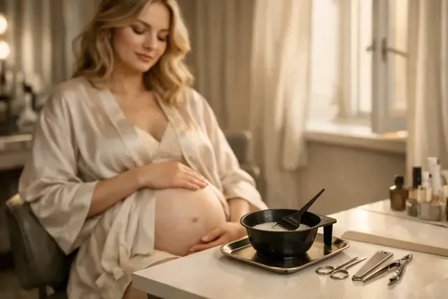 Можно ли красить волосы и делать маникюр при беременности: безопасно ли