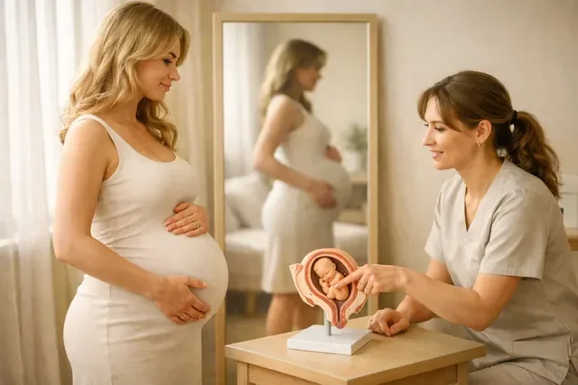 Форма живота при беременности не предсказывает пол ребёнка