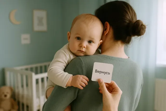 Кризис 9 месяцев: почему малыш липнет и как помочь