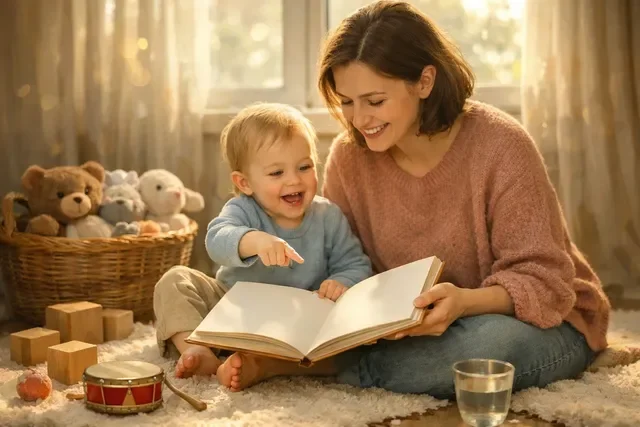 От лепета к первым фразам: развитие речи в первые два года