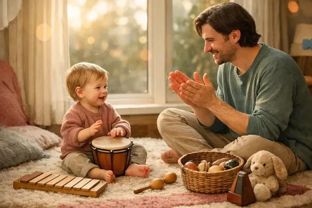 Музыкальные занятия: ритм и внимание у ребёнка без перегруза