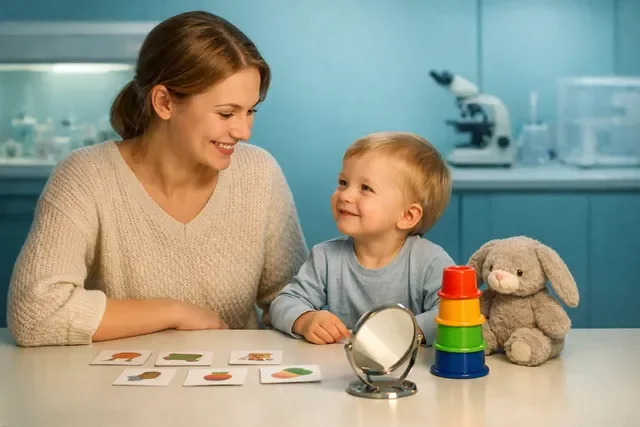 Игры для первых слов и развития речи малыша дома в спокойной обстановке