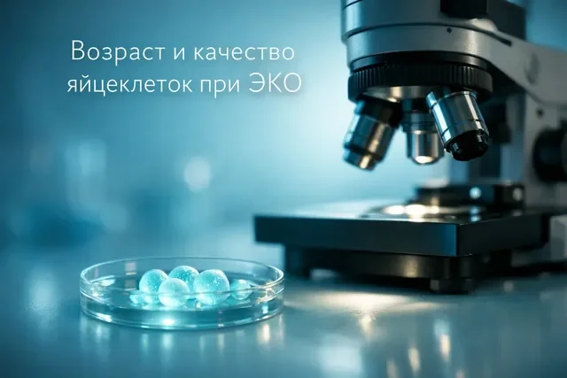 Возраст и качество яйцеклеток при ЭКО в лаборатории