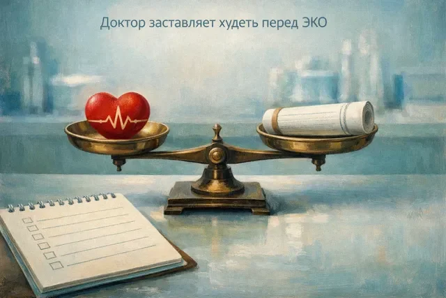 Почему врач может настаивать на снижении веса перед ЭКО, как спокойно обсудить риски и план, что делать при ОМС и когда стоит взять второе мнение