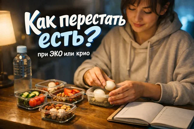 Как перестать заедать гормоны при ЭКО, полезные перекусы и план