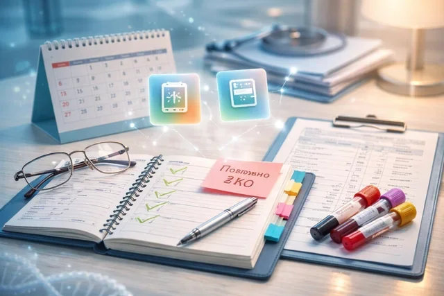 Пересдача анализов перед повторным протоколом ЭКО, чек лист и календарь