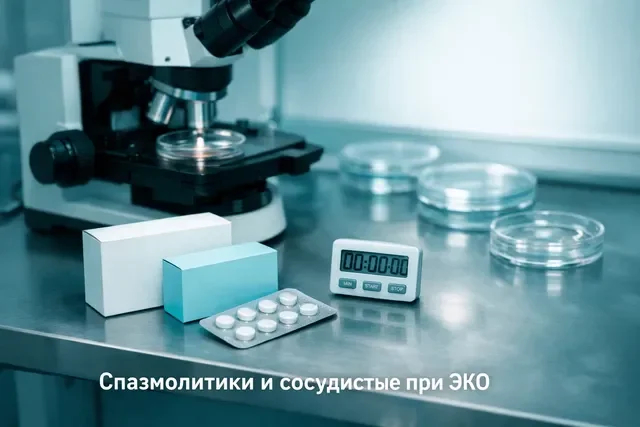 Спазмолитики и сосудистые средства при ЭКО: стерильная лаборатория и нейтральные упаковки без шприцов Спазмолитики и сосудистые средства при ЭКО: стерильная лаборатория и нейтральные упаковки без шприцов