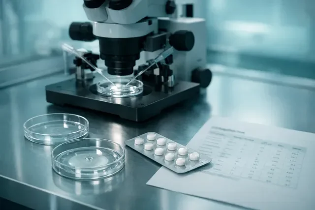 Аспирин в низких дозах при ЭКО: нейтральная упаковка таблеток и анализы на столе эмбриолога без шприцов