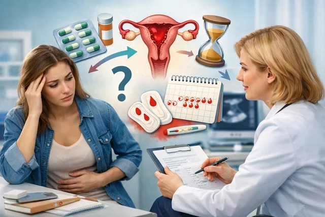 Задержка месячных после антибиотиков или лечения хронического эндометрита: врач объясняет причины сбоя цикла