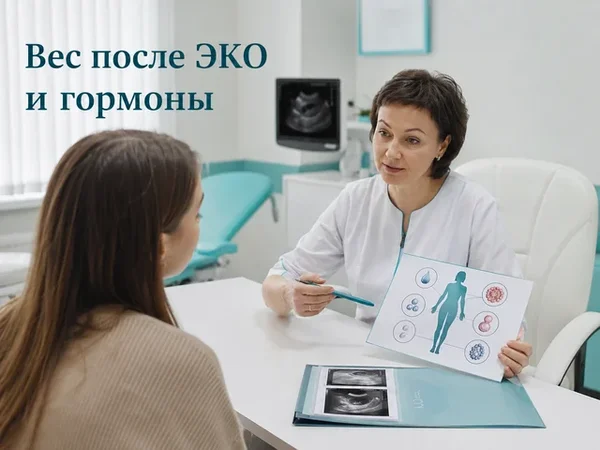 Набор веса после ЭКО на гормонах: врач объясняет отёки и поддержку