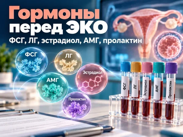 Основные гормональные анализы перед программой ЭКО